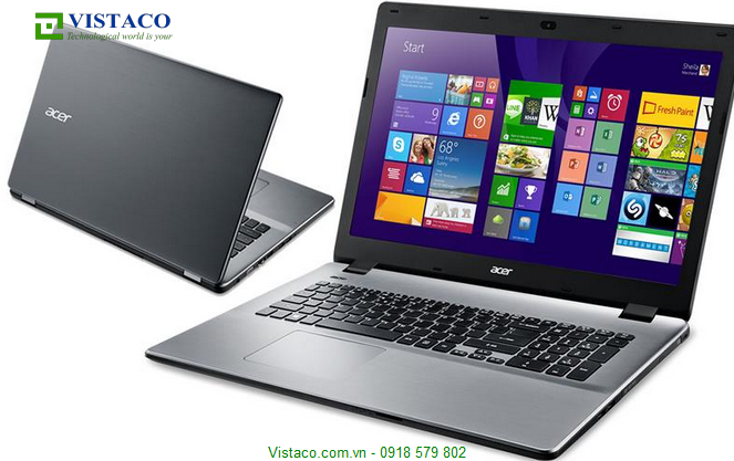 Máy tính Laptop  Acer E5 771G 501W NX.MNWSV 001 (Xám Đen)