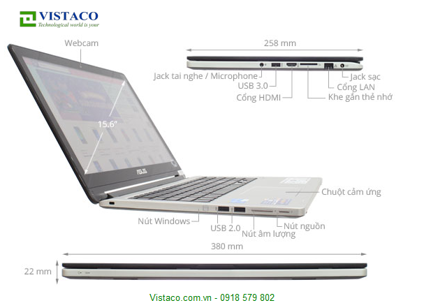 Máy tính Laptop ASUS Transformer Book Flip TP500LA CJ109H (Màu Đen)