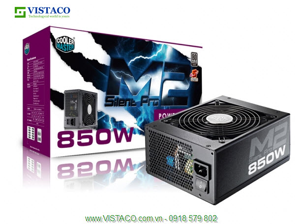 Nguồn 850W Cooler Master    SILENT PRO M2