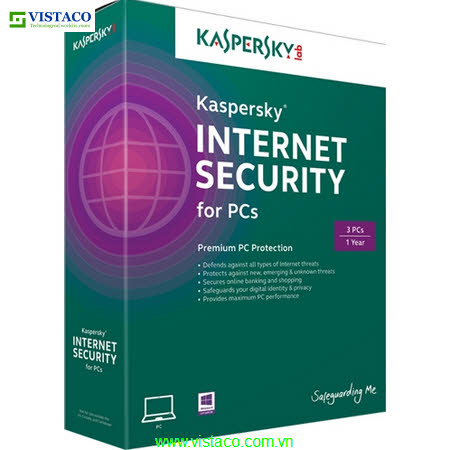 Phần Mềm Kaspersky Internet Security 2014 (3pcs)