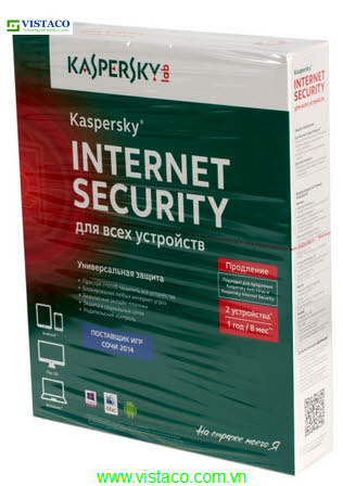 Phần Mềm Kaspersky Internet Security Multi device  2014 (5pcs)