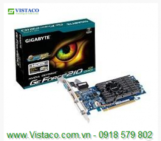 CARD VGA GIGABYTE GV-N210D3-1GI 1GB