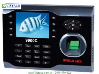 Máy chấm công vân tay + thẻ cảm ứng RONALD JACK 9900C
