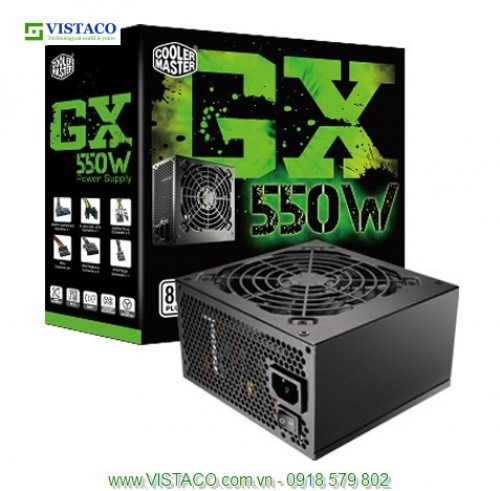 Nguồn 550W Cooler Master    V2.3 GX