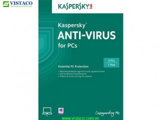 Phần Mềm Kaspersky Anti-Virus 2014 ( 3pcs )